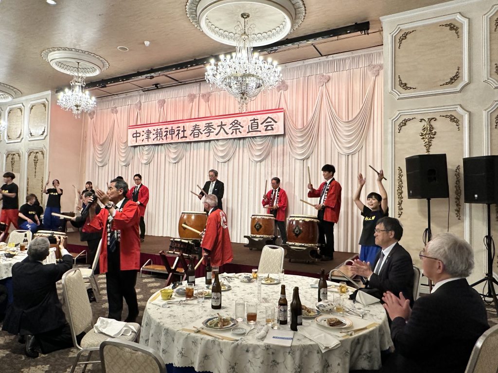 中津瀬神社 春季大祭直会